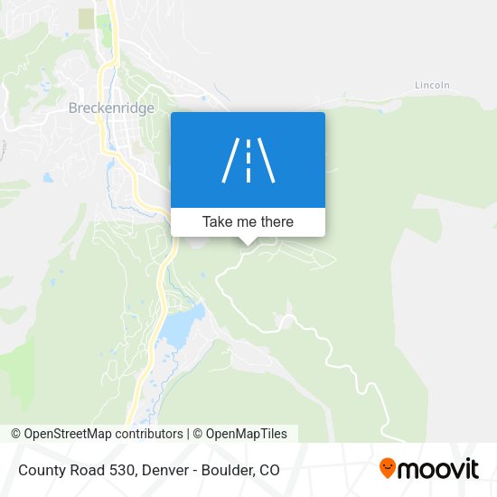 County Road 530 map