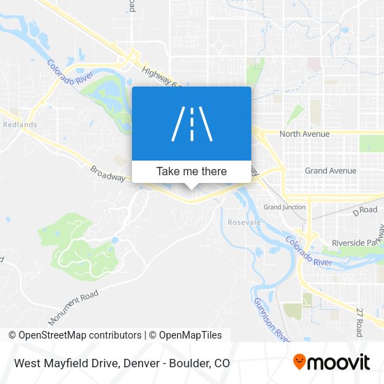 Mapa de West Mayfield Drive