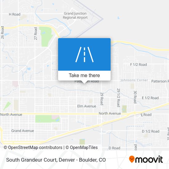 Mapa de South Grandeur Court