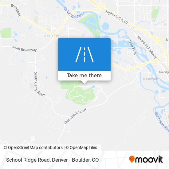 School Ridge Road map