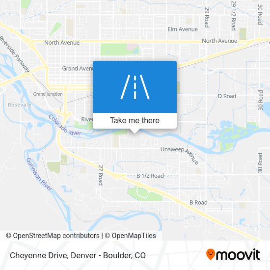 Mapa de Cheyenne Drive