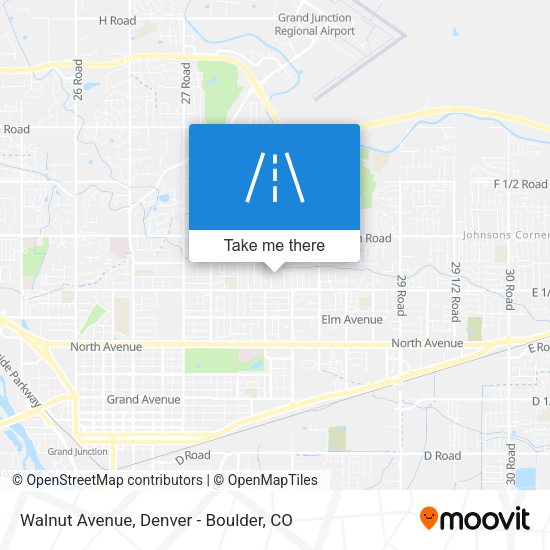 Walnut Avenue map