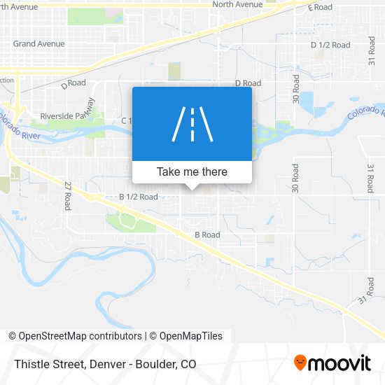 Thistle Street map