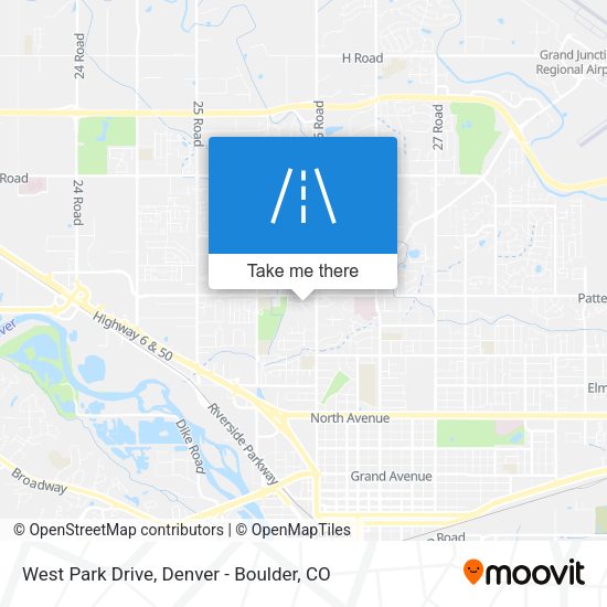 West Park Drive map