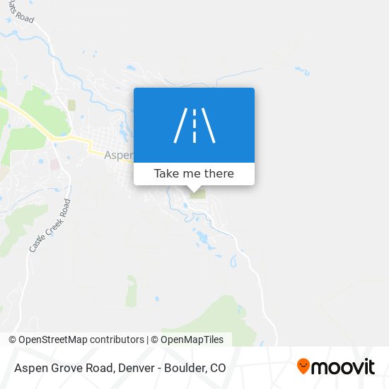 Aspen Grove Road map