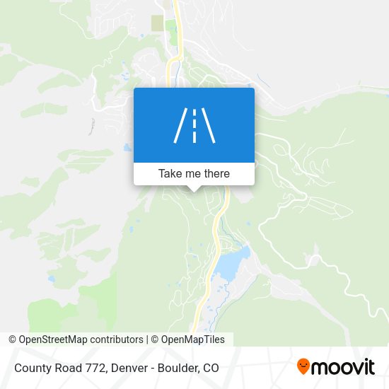 County Road 772 map