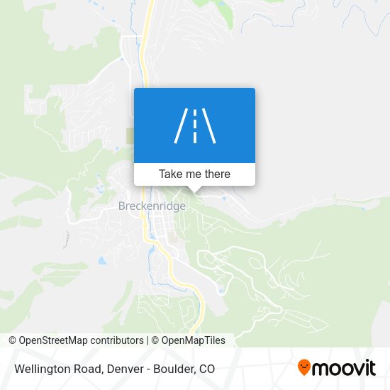 Wellington Road map