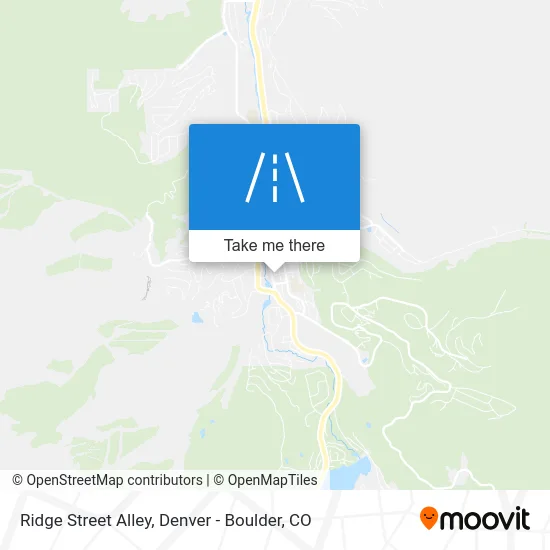 Ridge Street Alley map