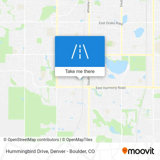 Hummingbird Drive map