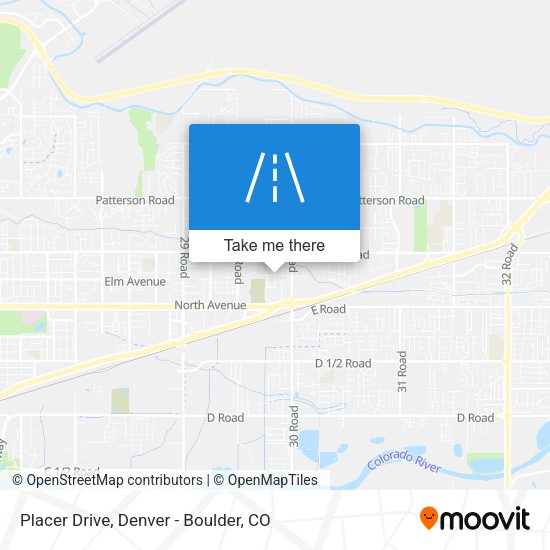 Placer Drive map
