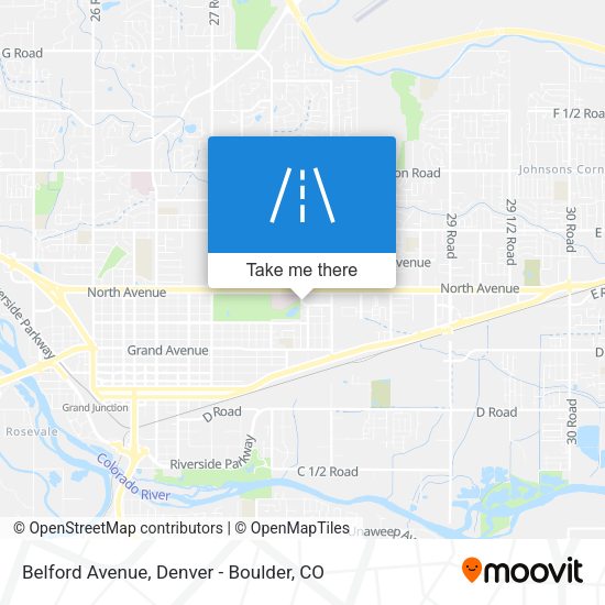 Belford Avenue map