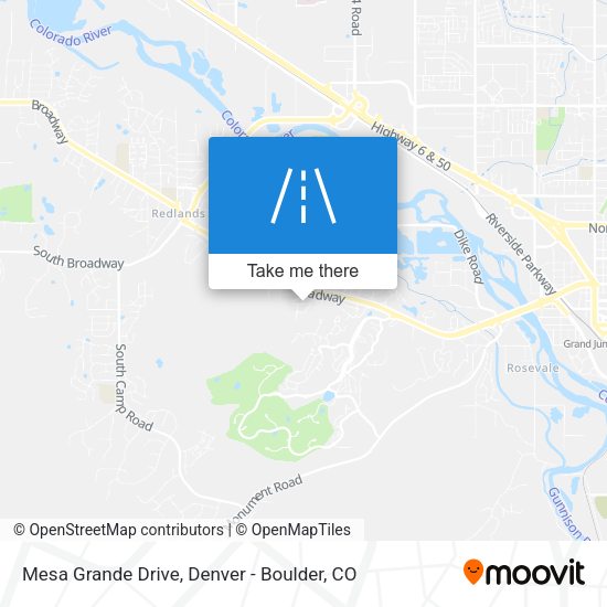 Mesa Grande Drive map