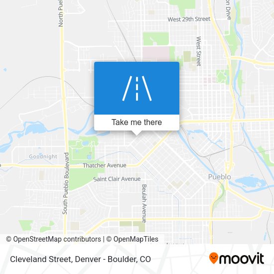 Cleveland Street map