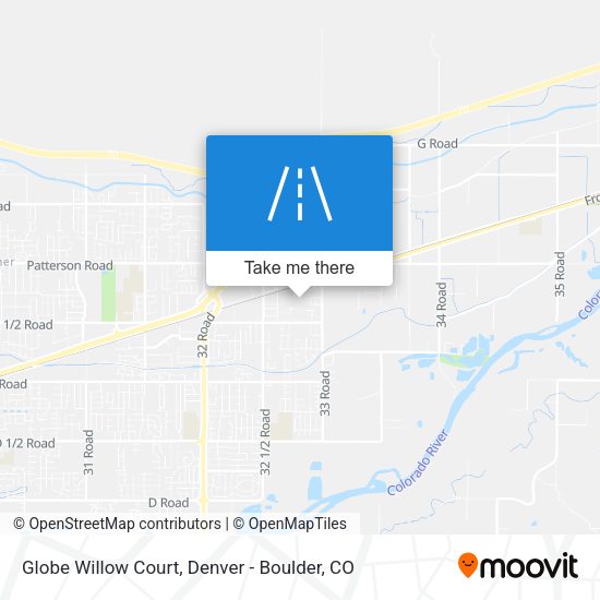 Mapa de Globe Willow Court