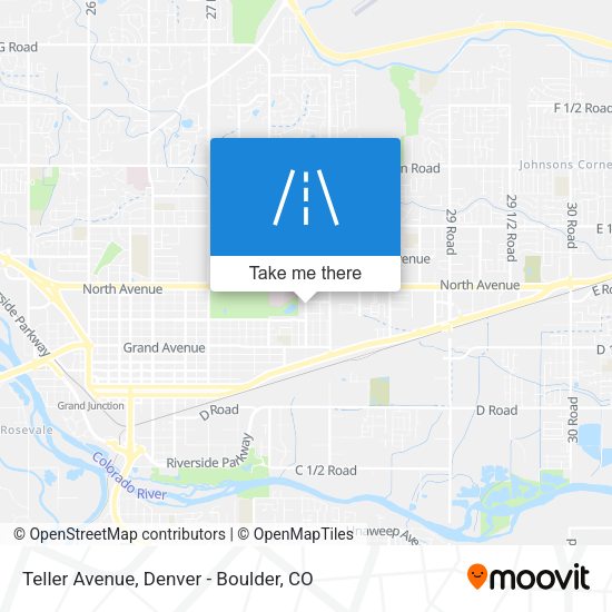 Teller Avenue map