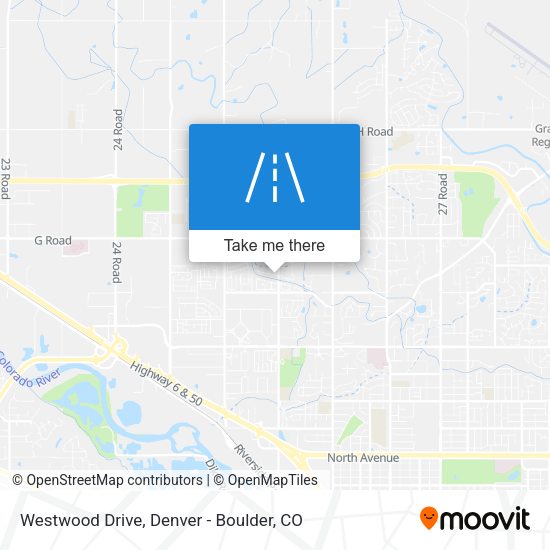 Westwood Drive map