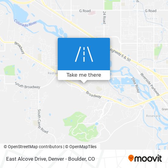 East Alcove Drive map