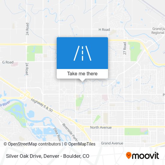 Mapa de Silver Oak Drive