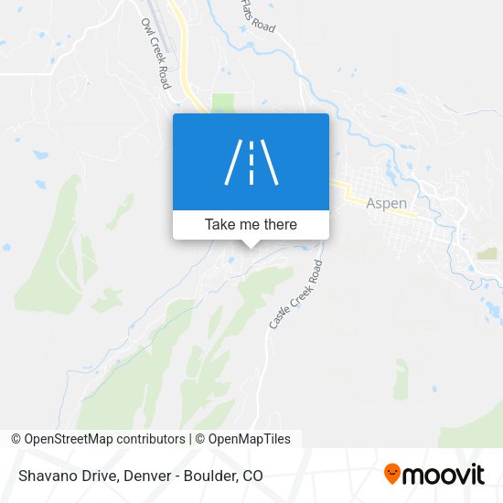 Shavano Drive map