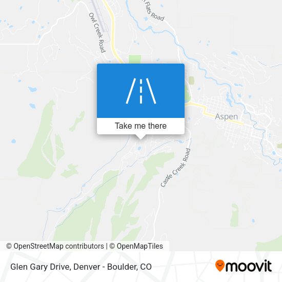 Glen Gary Drive map
