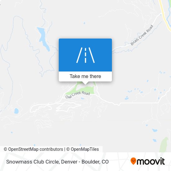 Snowmass Club Circle map