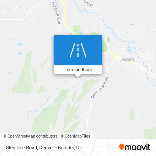 Mapa de Glen Dee Road