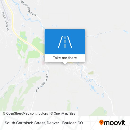 Mapa de South Garmisch Street