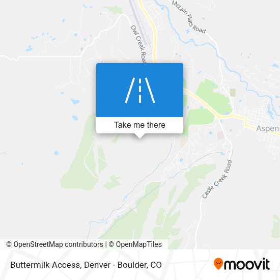 Mapa de Buttermilk Access