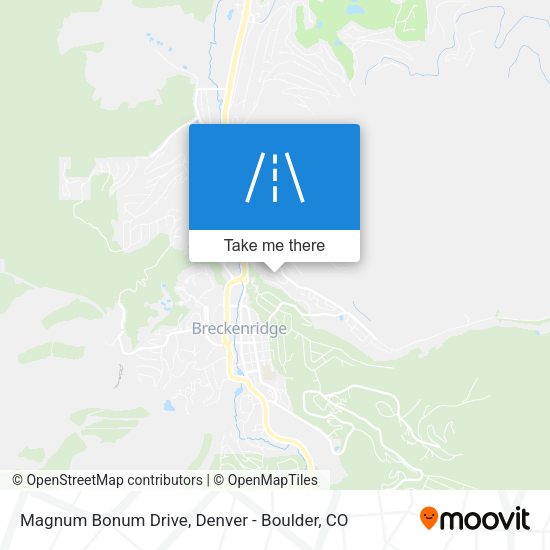 Magnum Bonum Drive map