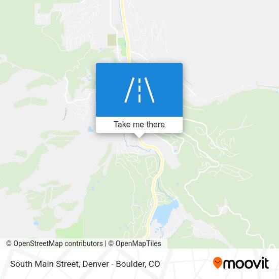 South Main Street map