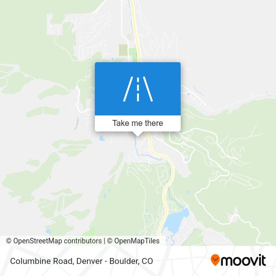 Columbine Road map