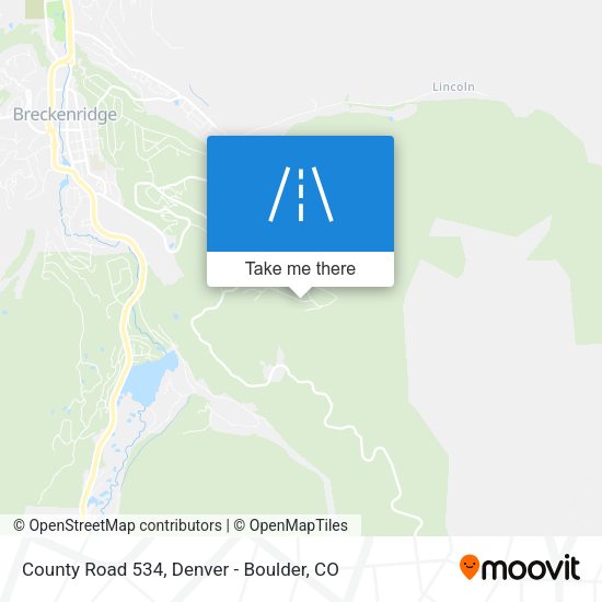 County Road 534 map