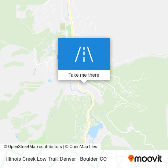 Mapa de Illinois Creek Low Trail