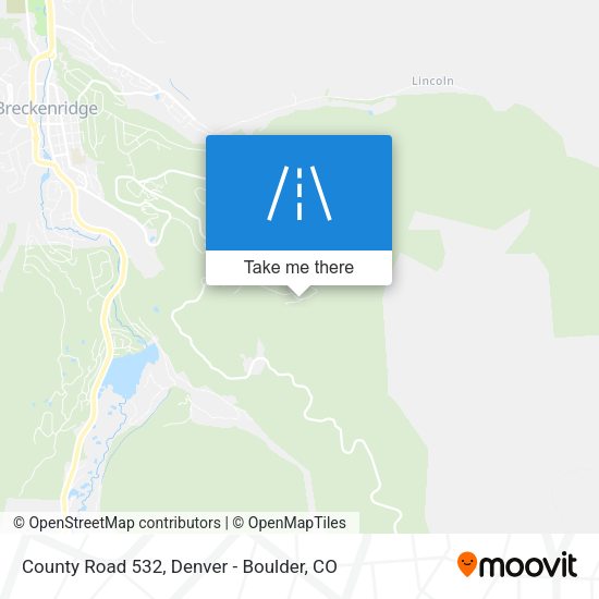 County Road 532 map