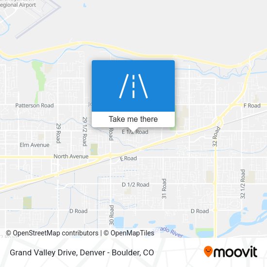 Mapa de Grand Valley Drive