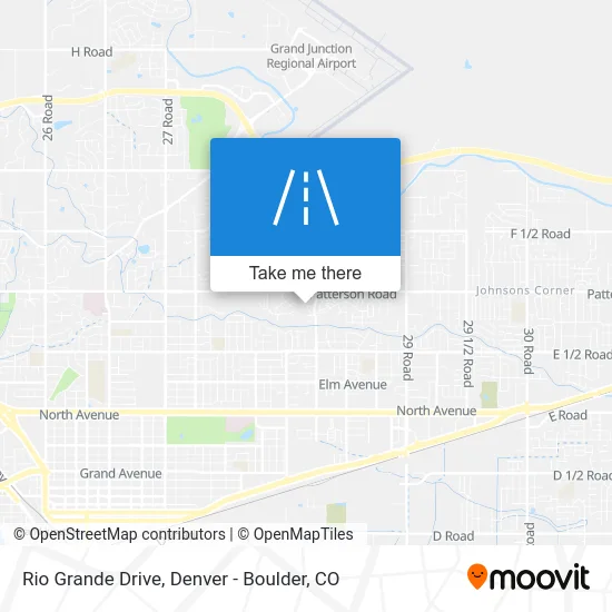 Rio Grande Drive map