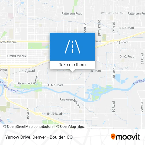 Yarrow Drive map