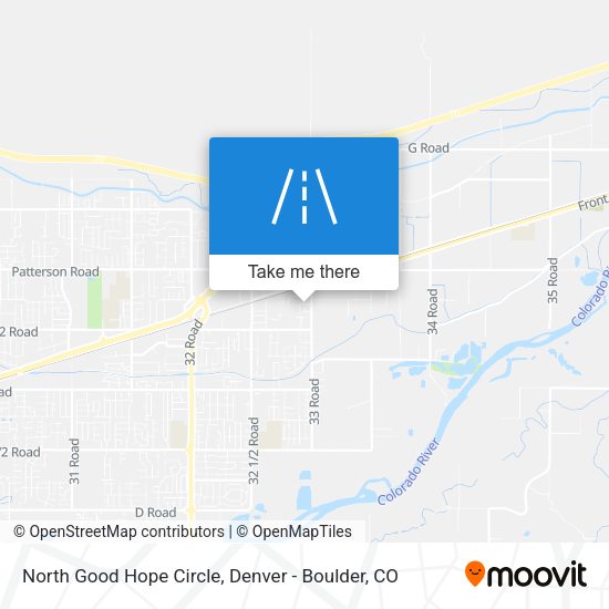 North Good Hope Circle map