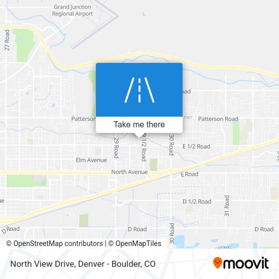 North View Drive map