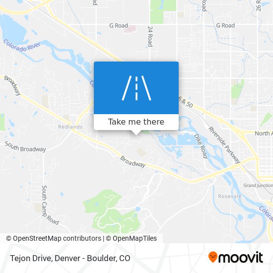 Mapa de Tejon Drive
