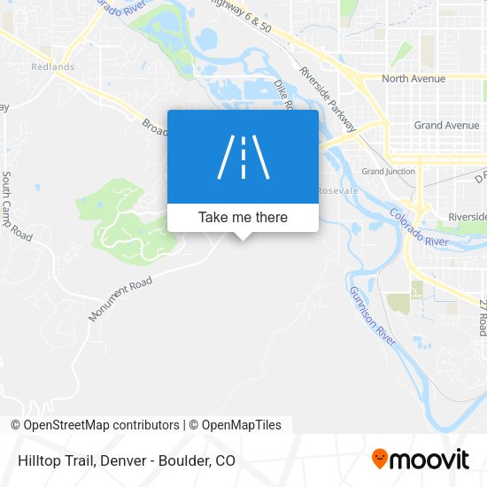 Mapa de Hilltop Trail