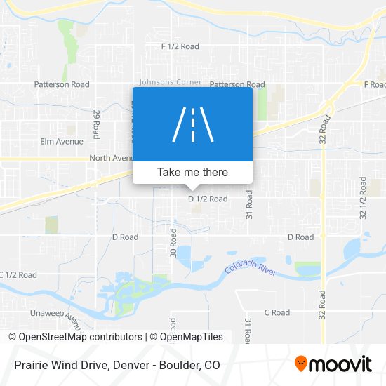Prairie Wind Drive map