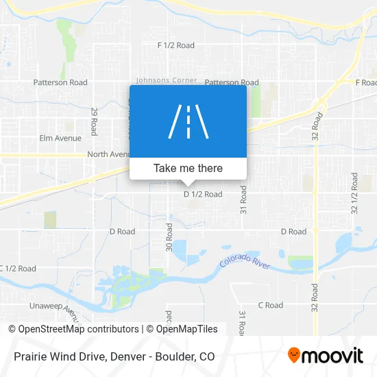 Prairie Wind Drive map