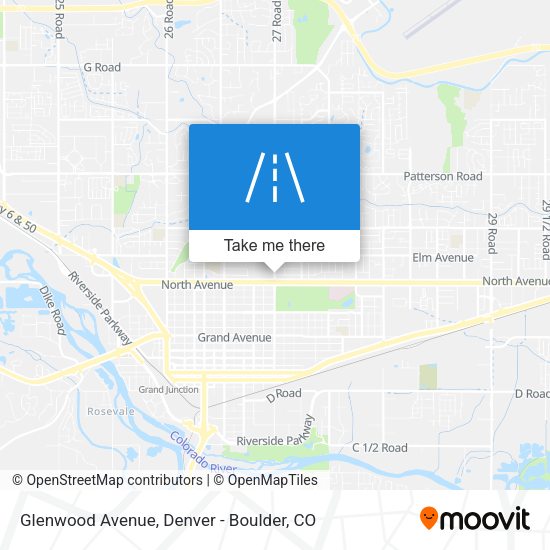 Glenwood Avenue map