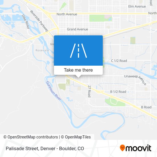 Palisade Street map
