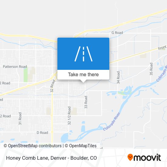 Honey Comb Lane map