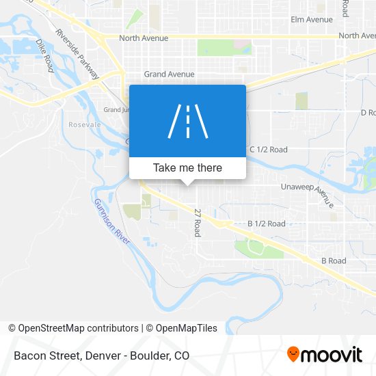Mapa de Bacon Street