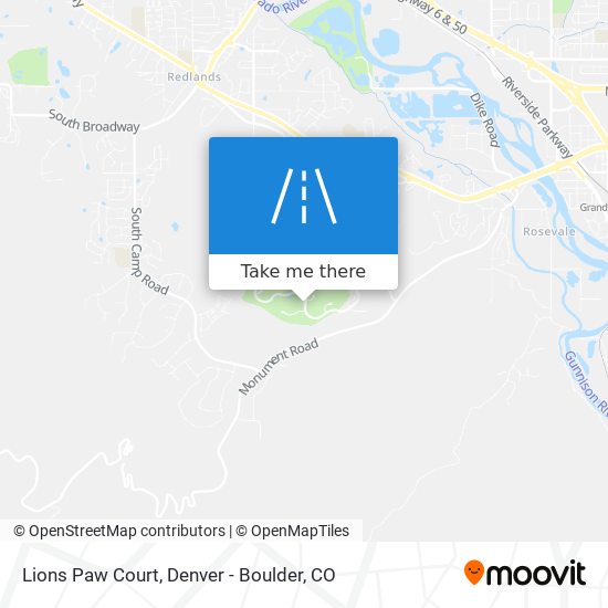 Lions Paw Court map