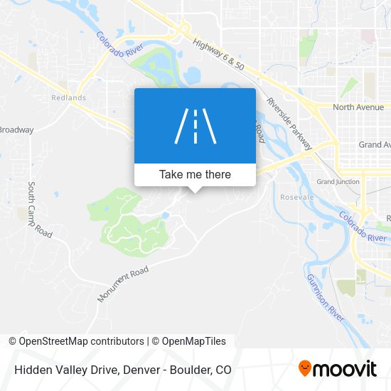 Mapa de Hidden Valley Drive