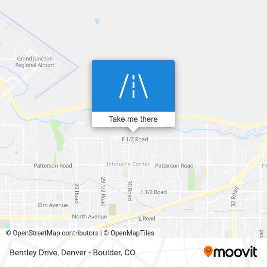 Mapa de Bentley Drive